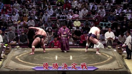 Makuuchi Yusho Playoff - Natsu 2021, Makuuchi - Day 15 (NHK)