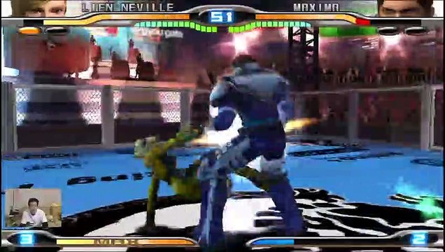 (PS2) KOF Maximum Impact 2 - 04 - Lien Neville - Lv Maniac - Ion CANON!