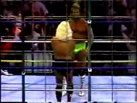 Ric Flair vs. Lex Luger (WCW Capital Combat 1990, Steel Cage)