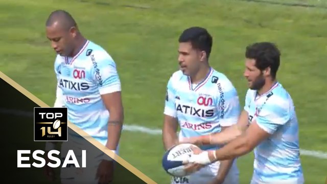TOP 14 - Essai de Donovan TAOFIFENUA (R92) - Agen - Racing 92 - J25 - Saison 2020/2021