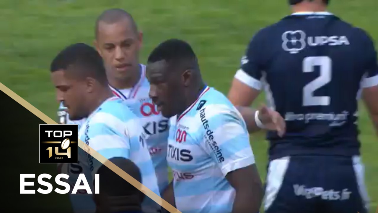 TOP 14 - Essai de Yoan TANGA (R92) - Agen - Racing 92 - J25 - Saison 2020/2021