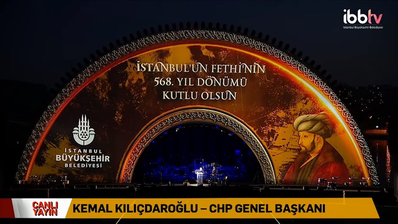 “Fatih biziz; Fatih sizsiniz sevgili gençler. Fatih, hepimiziz…”