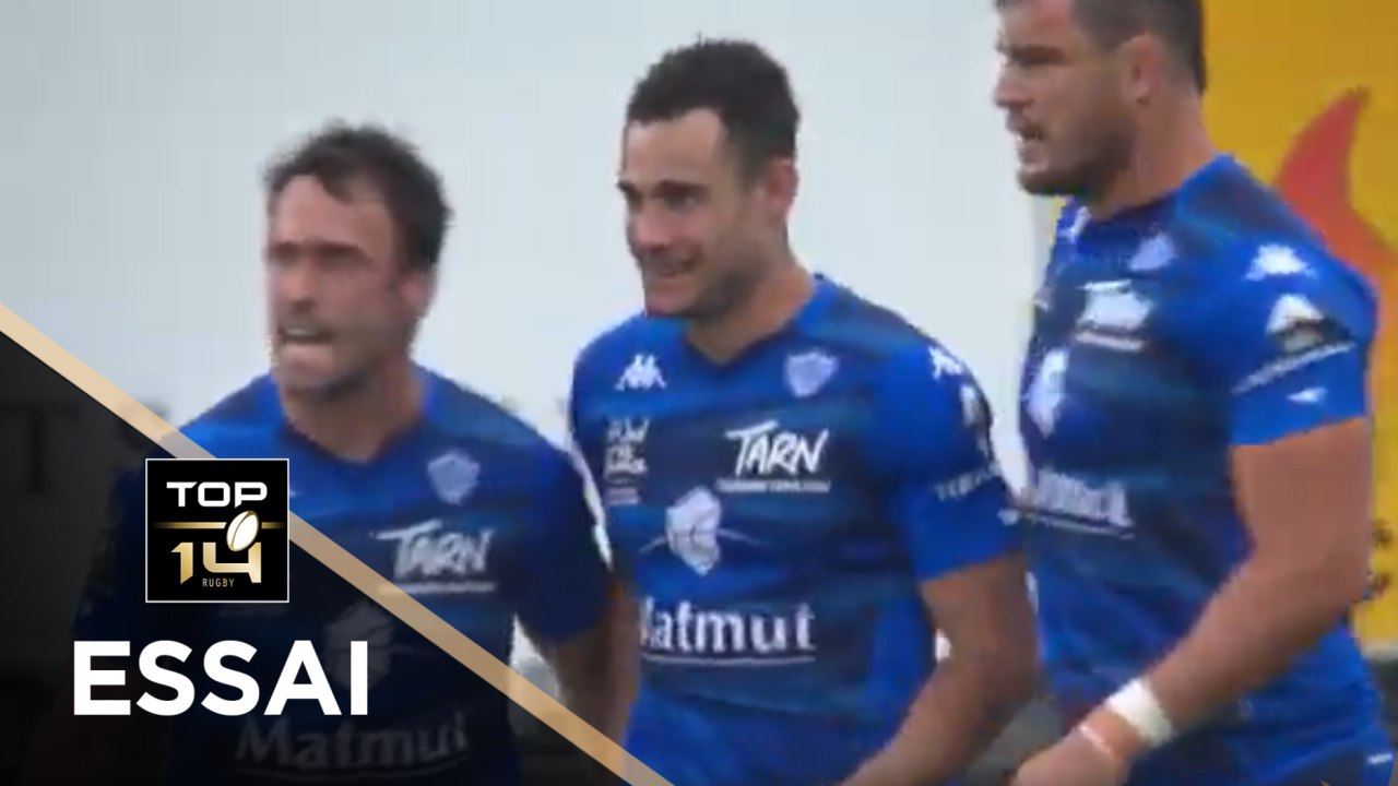TOP 14 - Essai de Geoffrey PALIS (CO) - Brive - Castres - J25 - Saison 2020/2021
