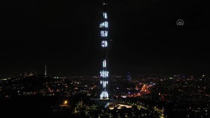 Drone - İstanbul'un en yüksek yapısı Çamlıca Kulesi
