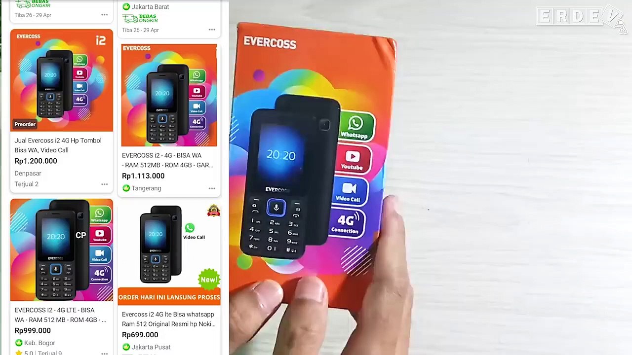Main Game Pubg, Ff, Ml Dengan Hp Android Model Jadul - Evercoss I2 Mocordroid