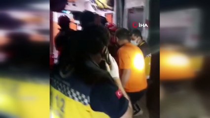 Ayağı kayıp dağdan aşağı yuvarlanan şahıs yaralandı