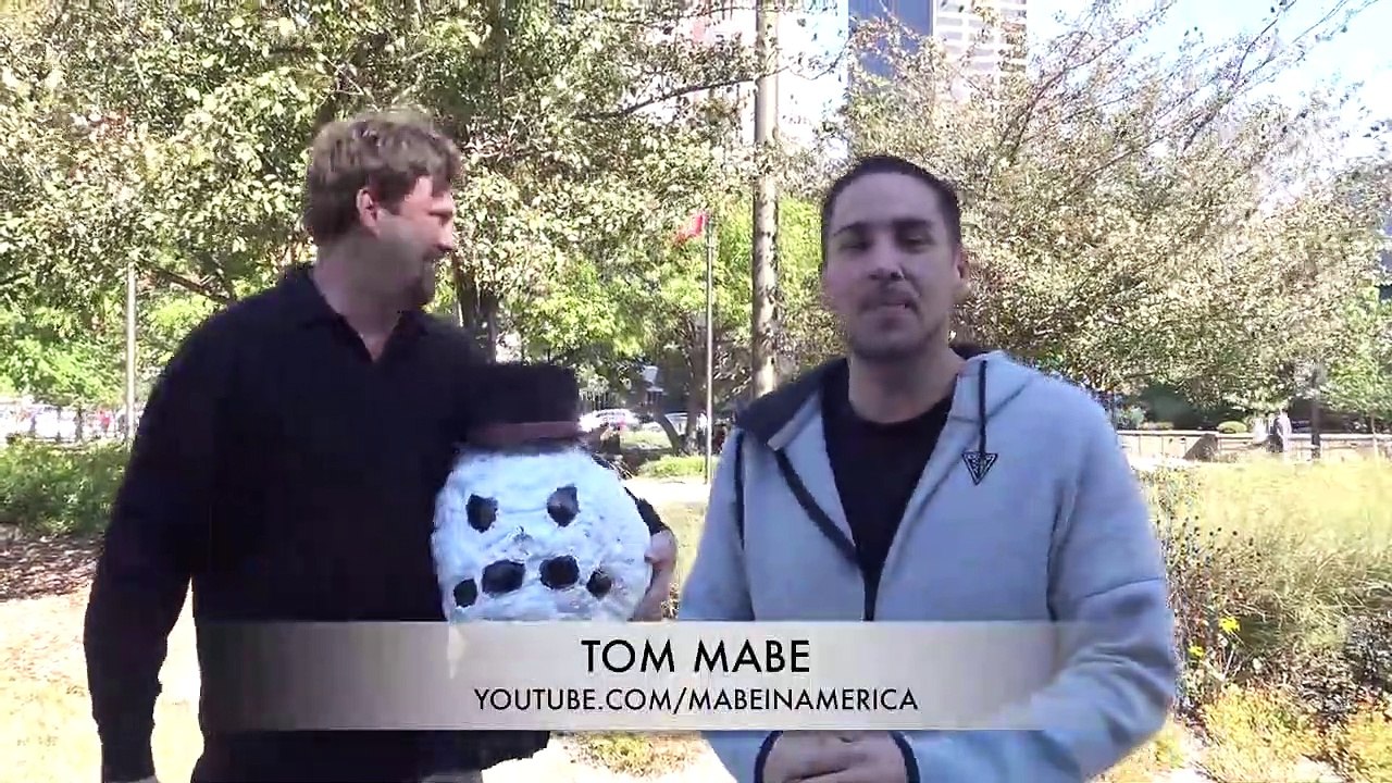 Scary Snowman Hidden Camera Practical Joke Us Tour 2016 * Over 100