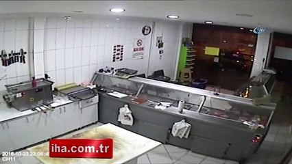 Genç hırsız öyle bir hata yaptı ki!