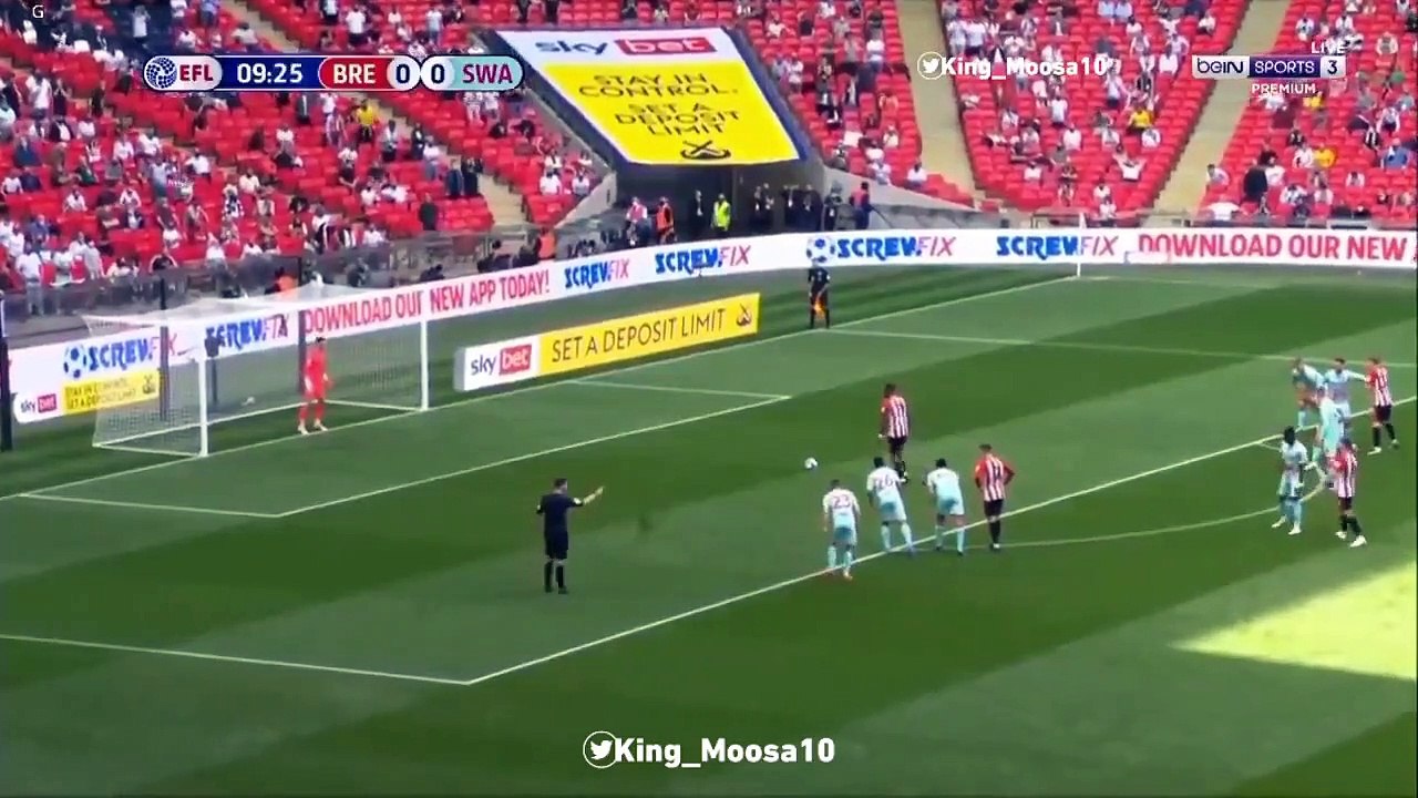 برينتفورد 2 × 0 سوانزي سيتي | اهداف اللقاااء ⚽ "