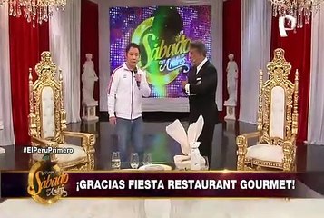Kenji Fujimori y Susana Higuchi en “Porque Hoy es Sábado con Andrés”