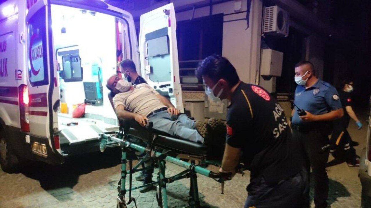 Kumar masasında polise yakalanan tansiyon hastası fenalaştı