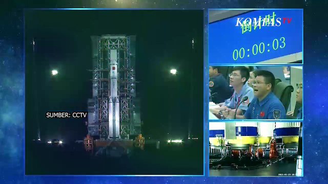 China Berhasil Luncurkan Pesawat Kargo Luar Angkasa Tianzhou-2