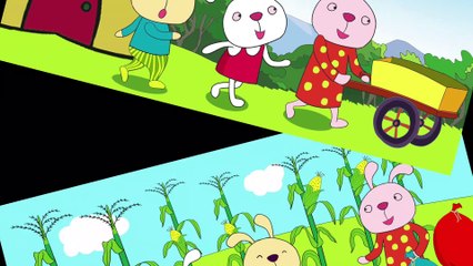 7兔宝贝摘玉米|睡前故事|智慧课堂|全脑开发|经典童话故事|中文童話| Chinese Fairy Tales