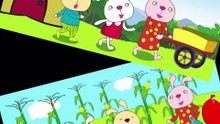 7兔宝贝摘玉米|睡前故事|智慧课堂|全脑开发|经典童话故事|中文童話| Chinese Fairy Tales