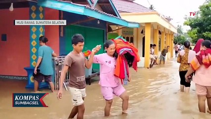 Luapan Sungai Lakitan Di Mura Sumsel Rendam Ratusan Rumah