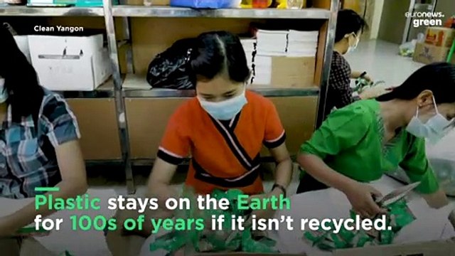 Myanmar volunteers built a stunning library for orphans from plastic waste