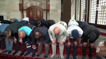 Ayasofya'da ezan sesleri yükseliyor