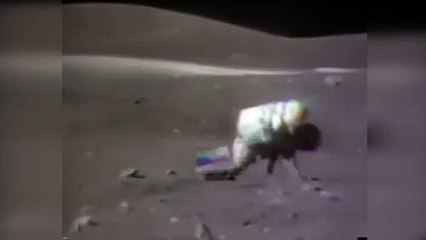 Ay'da ilk yere düşen adam!