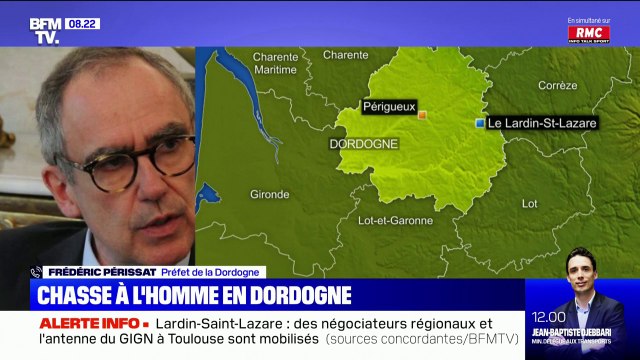 150 militaires et 2 hélicoptères déployés: le préfet de Dordogne décrit le dispositif mis en place pour traquer le suspect à Lardin-Saint-Lazare