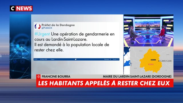 Francine Bourra, maire du Lardin-Saint-Lazare, détaille le profil de l’homme qui a tiré sur les gendarmes dans sa commune : «C’est une personne multirécidiviste, connue pour violences conjugales qui portait un bracelet électronique»