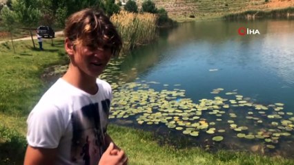 Torosların nazar boncuğu Dipsiz Göl, buz gibi suyu ve masmavi rengiyle ziyaretçilerini bekliyor