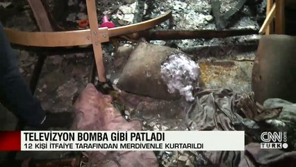 Televizyon bomba gibi patladı