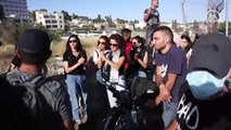 İsrail güçleri Kudüs'ün Şeyh Cerrah mahallesindeki Filistinlilere müdahale etti