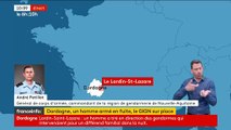 Dordogne - Un homme armé en fuite après avoir tiré sur les gendarmes dans les rues de la commune du Lardin-Saint-Lazarre - L'individu connu pour violences conjugales sort de prison avec un bracelet électronique