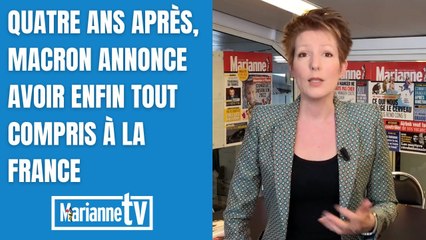 Quatre ans après, Macron annonce avoir enfin tout compris à la France