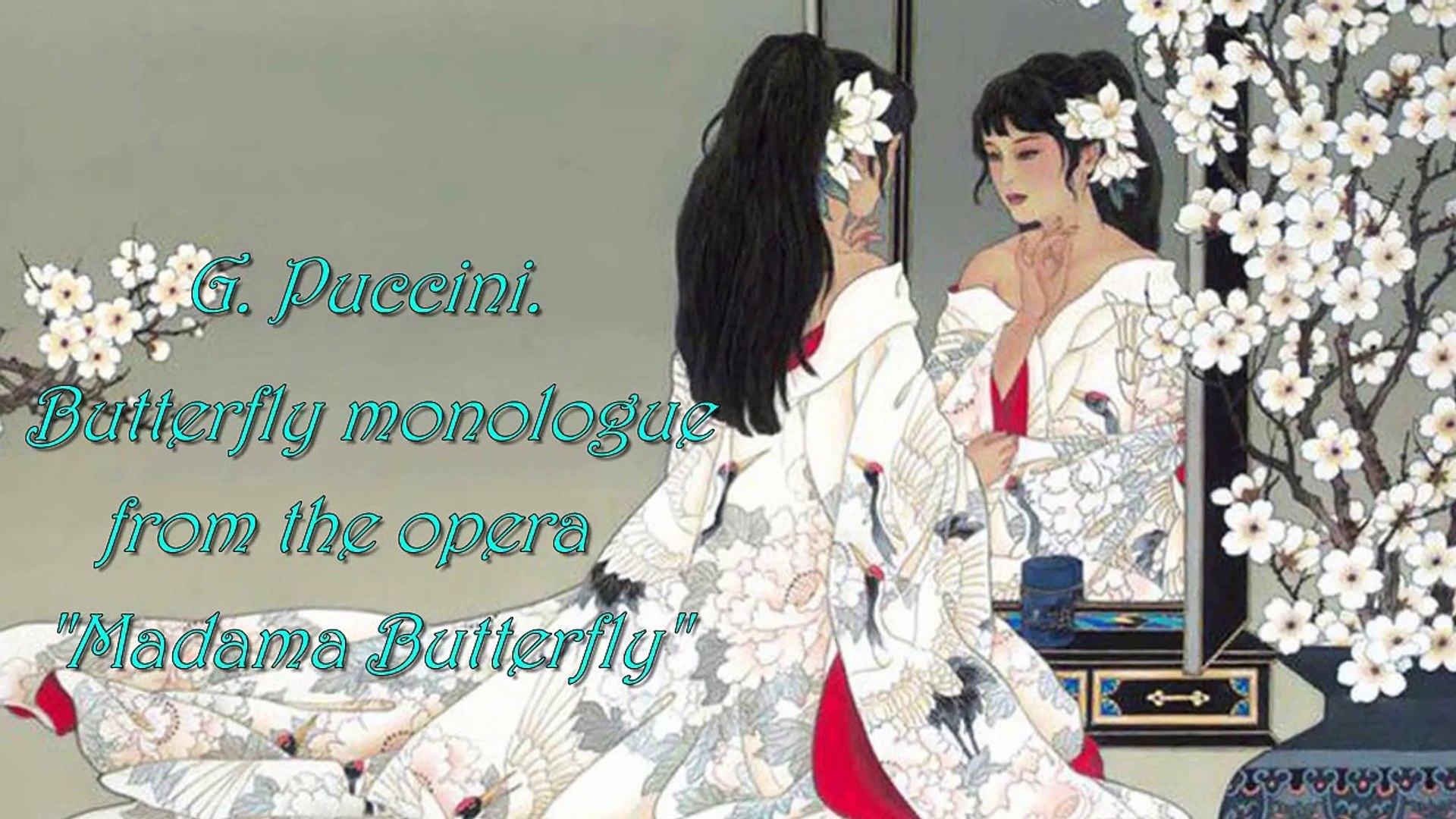⁣G. Puccini. Butterfly monologue. Sings Oksana Gachechiladze