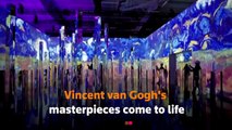 Van Gogh's immersive exhibit dazzles New Yorkers