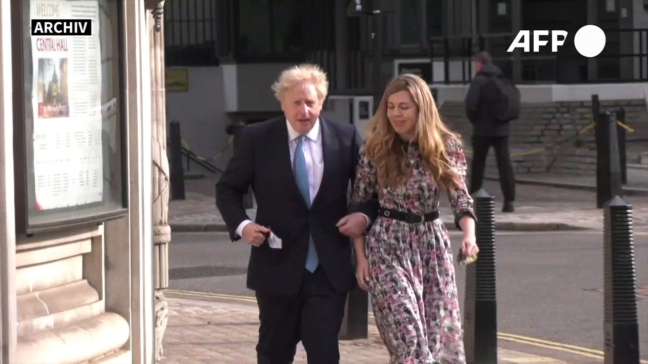 Boris Johnson und seine Verlobte haben geheiratet