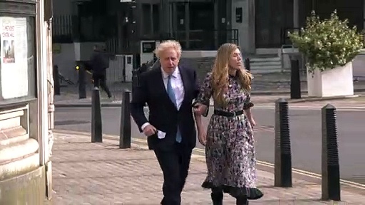 Boris Johnson und seine Verlobte haben geheiratet