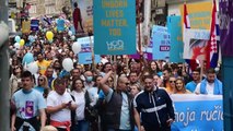 Abtreibungsgegner demonstrieren in Kroatien