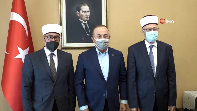 - Bakan Çavuşoğlu, Gümülcine Müftüsü Şerif ve İskeçe Müftüsü Mete ile görüştü