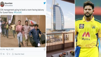 IPL 2021 In UAE : Balcony Room For Suresh Raina - Trends On Twitter | CSK || Oneindia Telugu