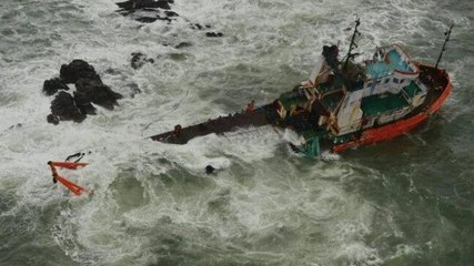 Oil leak spotted around cyclone-affected barge off Palghar coast in Maharashtra