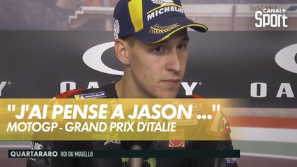 Quartararo confie avoir pensé à Jason pendant la course