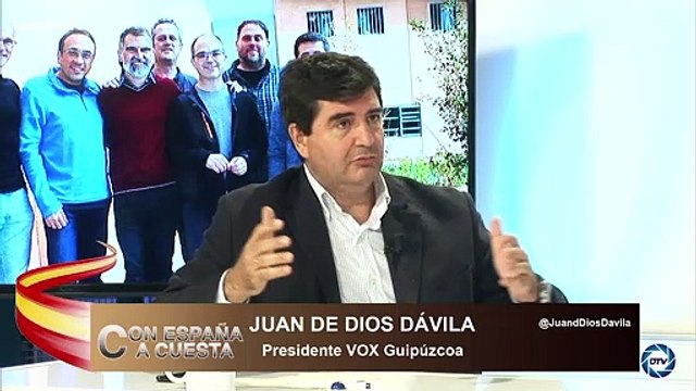 Juan de Dios: El Gobierno, los independentista y terroristas están por encima de la ley, quieren imponer una sociedad que no esté basada en la verdad y la justicia