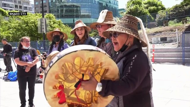 Останки детей не территории бывшей школы для индейцев