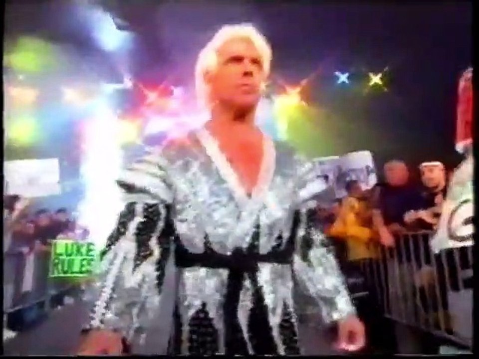 Ric Flair vs. Terry Funk (Texas Death Match, 2000) -German commentary-