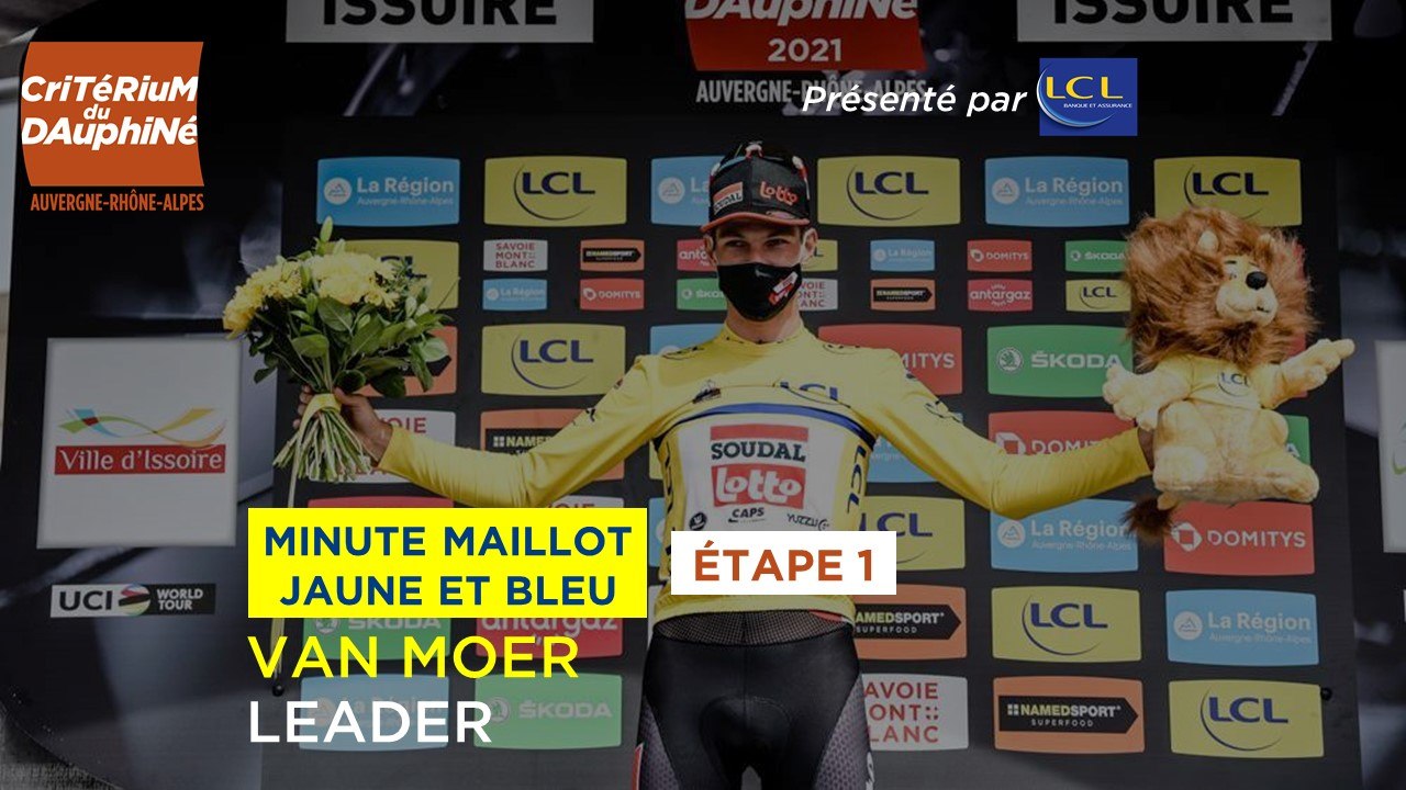 #Dauphiné 2021 - Étape 1 / Stage 1 - Minute Maillot LCL / LCL Blue & Yellow Jersey Minute
