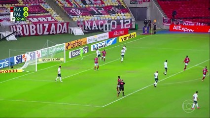 Flamengo 1  x 0 PALMEIRAS    1 tempo Campeonato Brasileiro 30/05/2021
