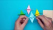 How To Make An Origami Crane With Sticky Notes | Paper Crane That Flaps Wings | Origami Animals Easy