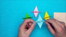How To Make An Origami Crane With Sticky Notes | Paper Crane That Flaps Wings | Origami Animals Easy