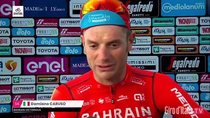 Tour d'Italie 2021 - Damiano Caruso : "First time, and it is a beautiful emotion"