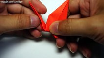 Easy Origami Crane With Nice Wings Tutorial - Diy (Henry Phạm)