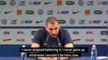 Excited Benzema ‘never stopped believing’ during France exile