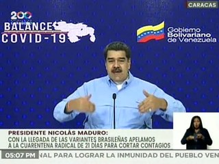 Pdte. Maduro: Debemos renovar en casa las normas de prevención de la mejor manera con prudencia
