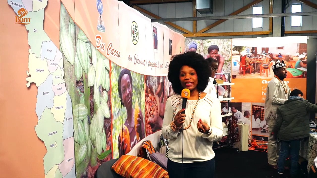 Choco Togo au salon du chocolat à Bruxelles versi